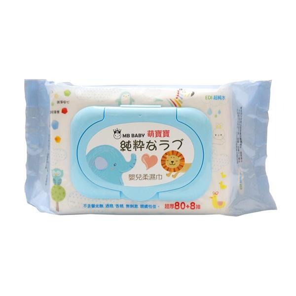 【免運】MB BABY 萌寶寶 - 嬰兒柔濕巾  超厚型80+8抽 (箱購)-細節圖3