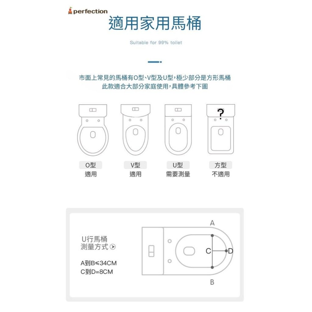 Perfection 巴洛PU座便圈/2色可選輕 便好清洗-細節圖5