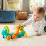 Fisher-Price 費雪可愛恐龍小火車/不同動作變化，多樣趣味玩法-細節圖3