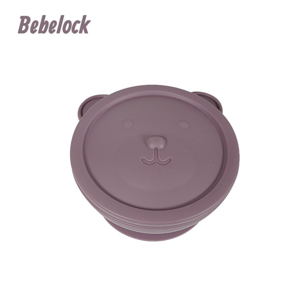 BeBeLock 韓國 吸盤碗(附蓋)200ml 3色-細節圖8