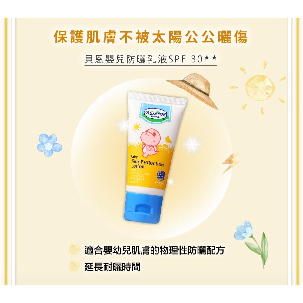 BAAN 貝恩 嬰兒防曬乳液 SPF30★★（35ml） 保護肌膚不被太陽公公曬傷 !-細節圖4