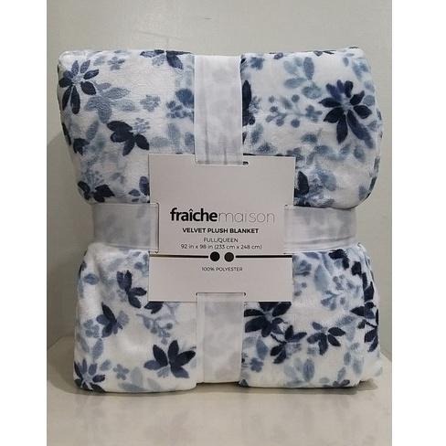 【築夢花世界】-COSTCO 好市多代購 Fraiche Maison 柔暖印花毯 233公分 X 248公分-細節圖2