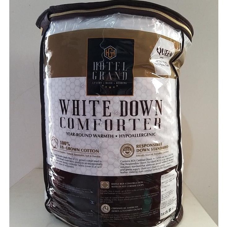 【築夢花世界】-COSTCO 好市多代購 Hotel Grand 雙人白羽絨被 180公分 X 210公分-細節圖2