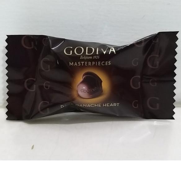 【築夢花世界】-COSTCO 好市多代購 GODIVA 情人節首選 歌帝梵 心型黑巧克力 (含餡) 415公克-拆賣-細節圖2