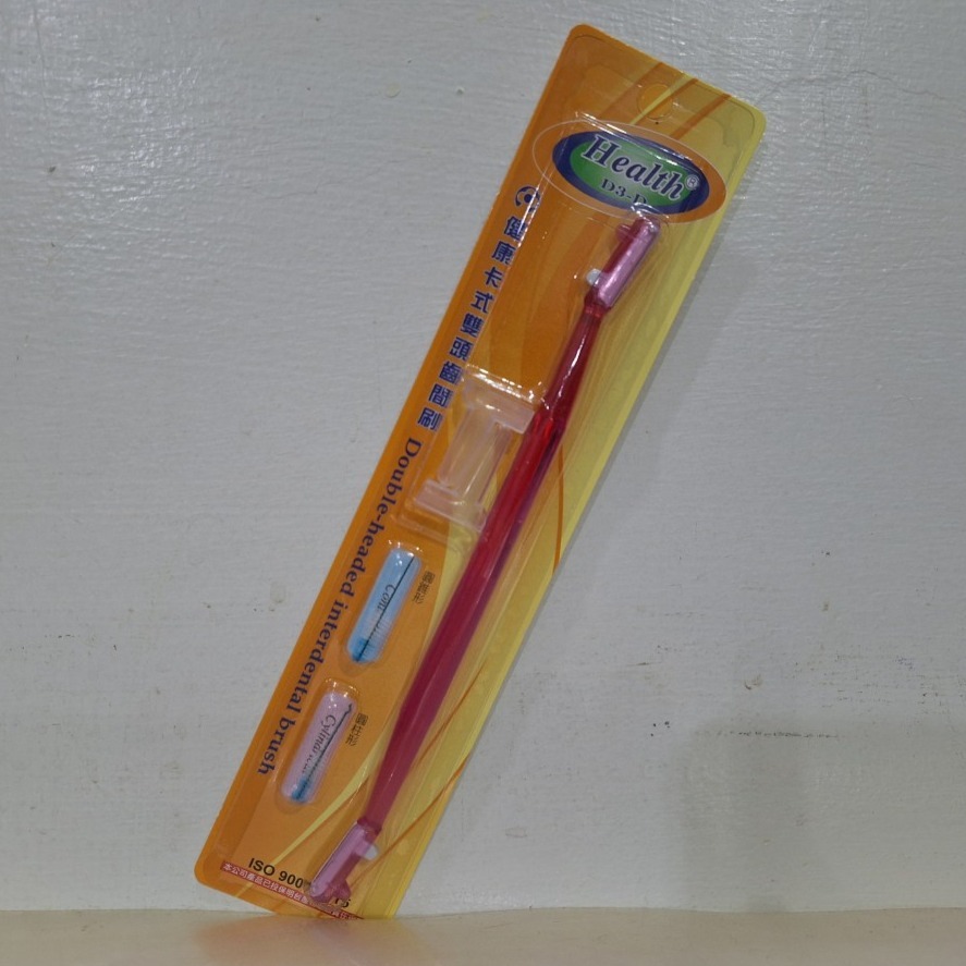 【築夢花世界】健康卡式雙頭牙間刷(附刷毛套)-細節圖3