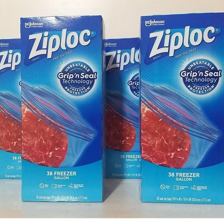 【築夢花世界】-COSTCO 好市多代購 美國密保諾 ZIPLOC 雙層夾鏈冷凍保鮮袋食物保鮮袋-拆賣-細節圖2