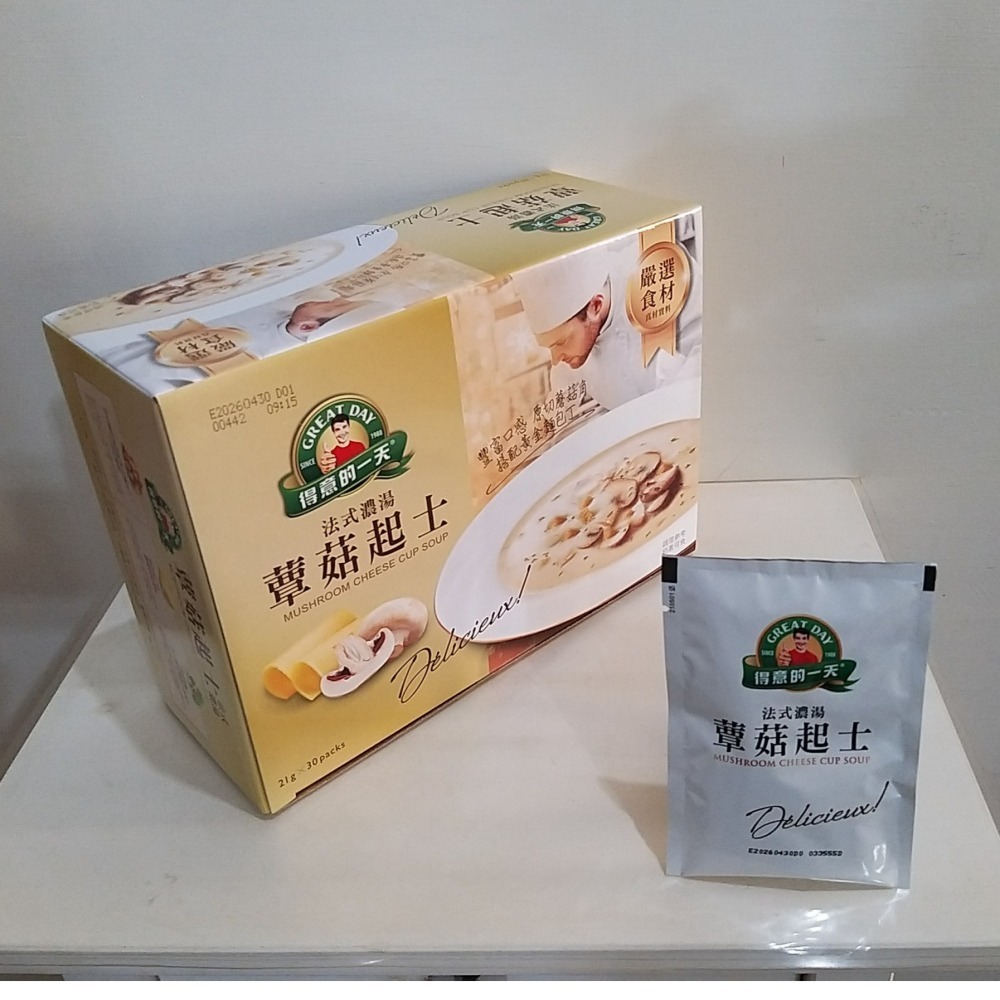【築夢花世界】-COSTCO 好市多代購 得意的一天 法式蕈菇起司法式濃湯21公克-細節圖2