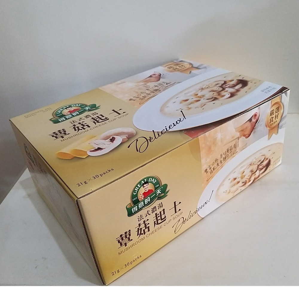 【築夢花世界】-COSTCO 好市多代購 得意的一天 法式蕈菇起司法式濃湯21公克-規格圖4