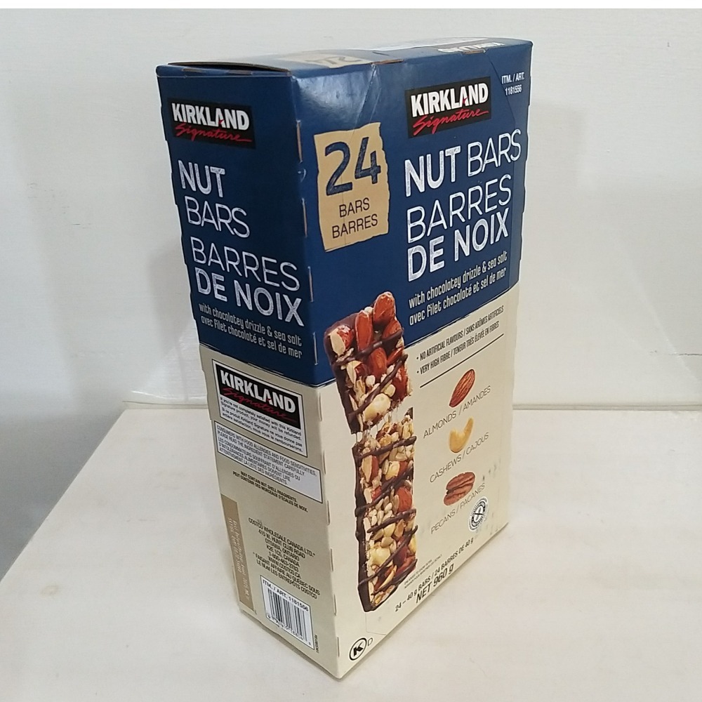 【築夢花世界】-COSTCO 好市多代購 科克蘭黑巧克力風味堅果棒40公克-規格圖4