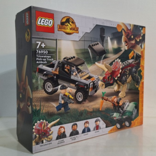 【築夢花世界】- 樂高 LEGO 侏儸紀世界系列 三角龍皮卡車突擊 76950