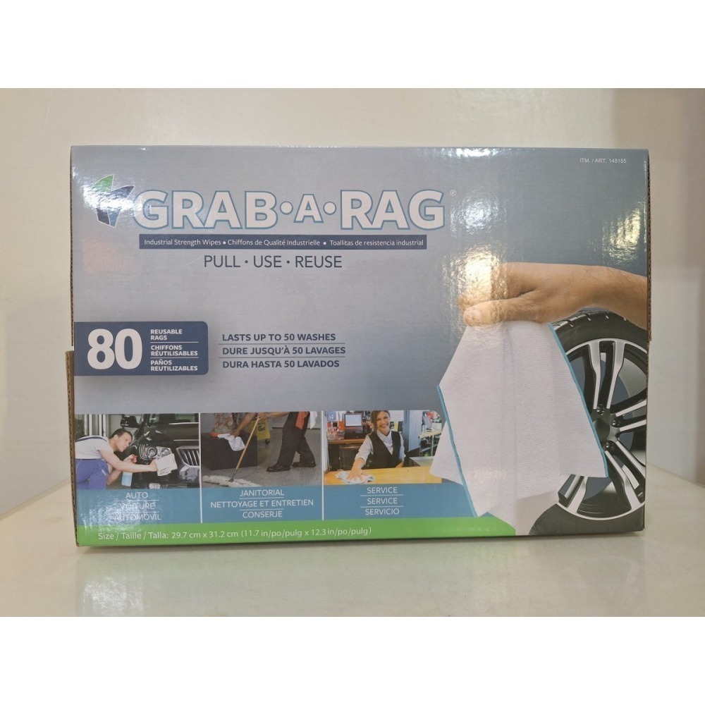 【築夢花世界】-COSTCO 好市多代購 GRAB-A-RAG 拋棄式超細纖維擦拭布-細節圖2