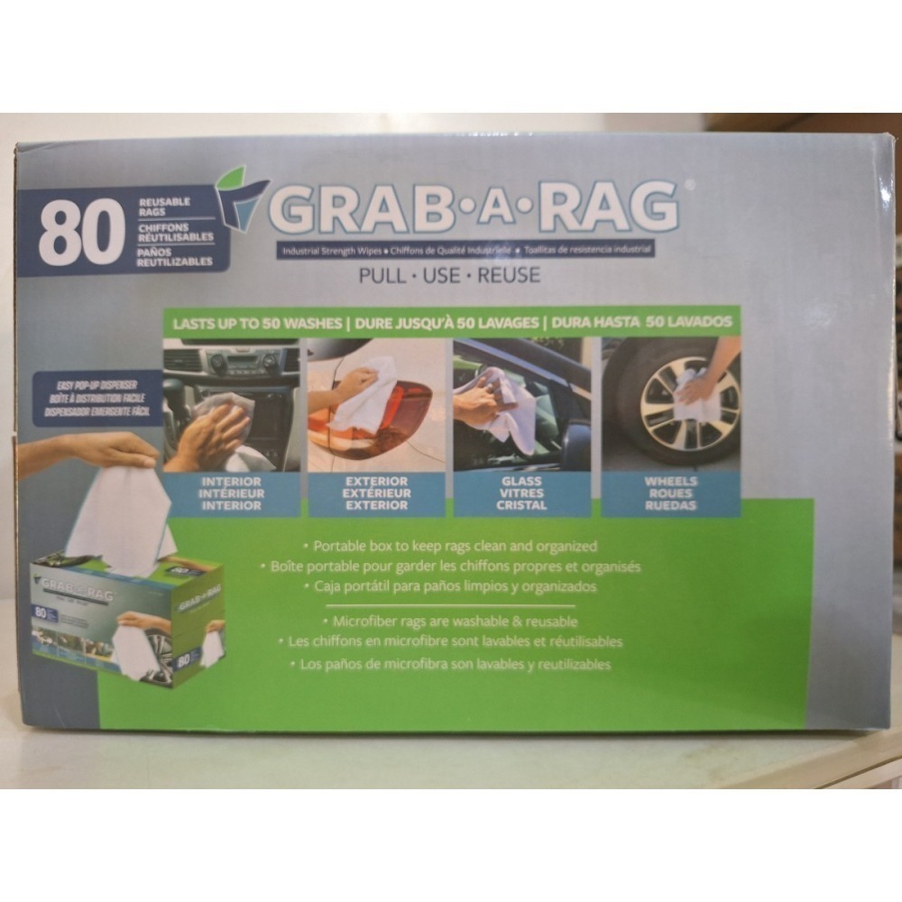 【築夢花世界】-COSTCO 好市多代購 GRAB-A-RAG 拋棄式超細纖維擦拭布-細節圖3