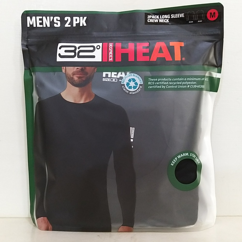 【築夢花世界】-COSTCO 好市多代購 32 DEGREES 男保暖衣-規格圖2