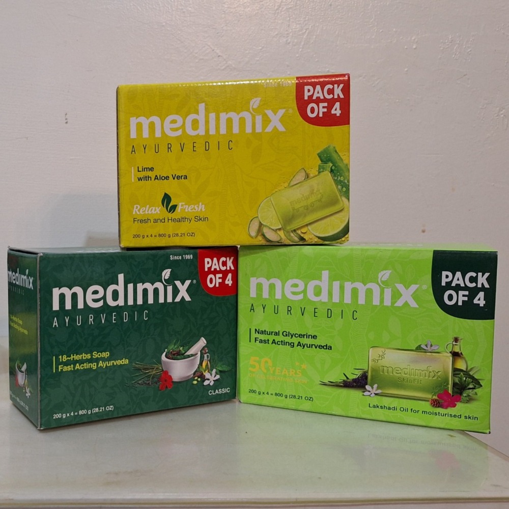 【築夢花世界】-COSTCO 好市多代購 Medimix 印度綠寶石皇室藥草浴美肌皂 200公克-細節圖3