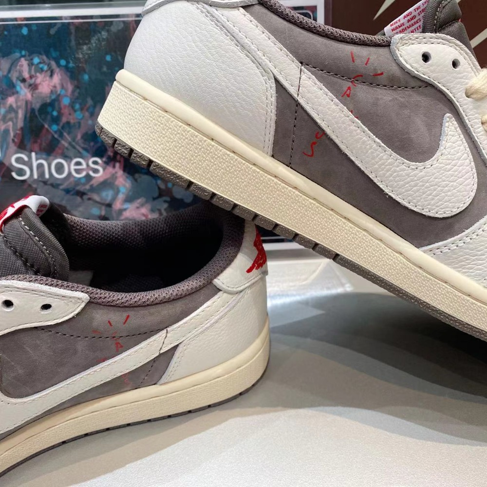 《Value》 NIKE Air Jordan 1 Mocha 白色 咖啡 卡其 摩卡 倒勾 反勾 DM7866-162-細節圖5