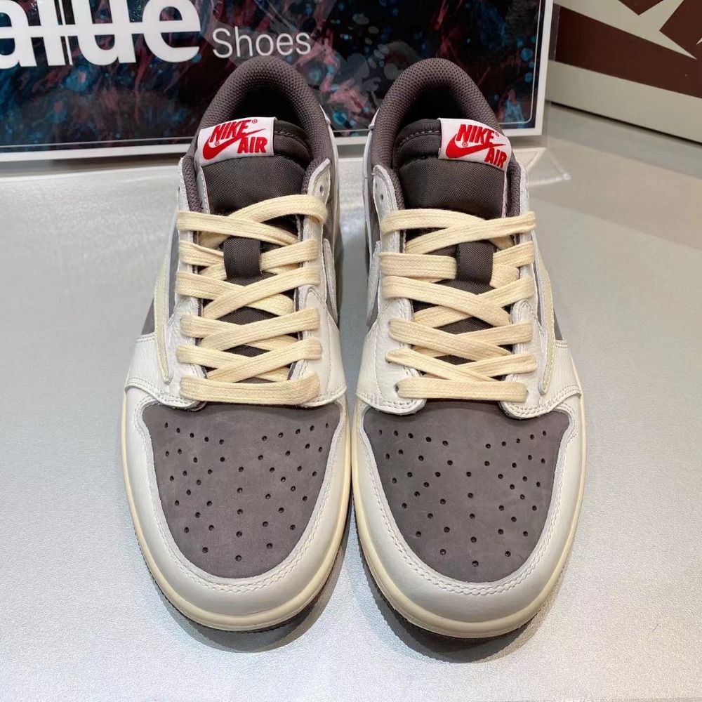 《Value》 NIKE Air Jordan 1 Mocha 白色 咖啡 卡其 摩卡 倒勾 反勾 DM7866-162-細節圖6
