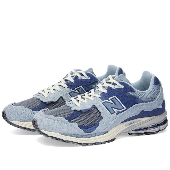 《Value》New Balance 2002R 藍色 深藍 水藍 慢跑鞋 復古 麂皮 仿舊 M2002RDI-細節圖2