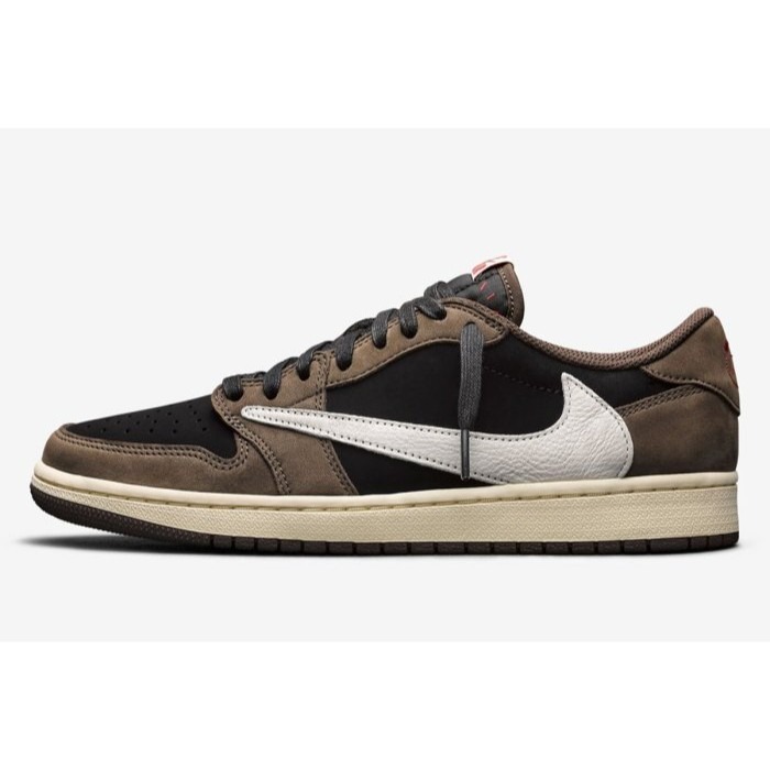 《Value》Air Jordan 1 Low 咖啡色 粽色 白勾 倒鉤 低筒 休閒鞋 情侶鞋 CQ4277-001-細節圖3