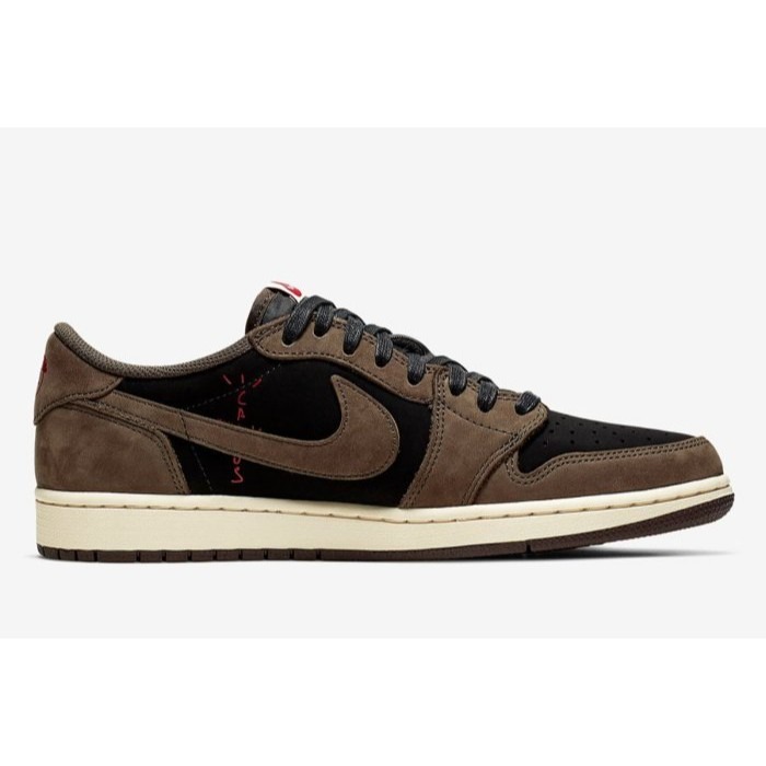 《Value》Air Jordan 1 Low 咖啡色 粽色 白勾 倒鉤 低筒 休閒鞋 情侶鞋 CQ4277-001-細節圖4