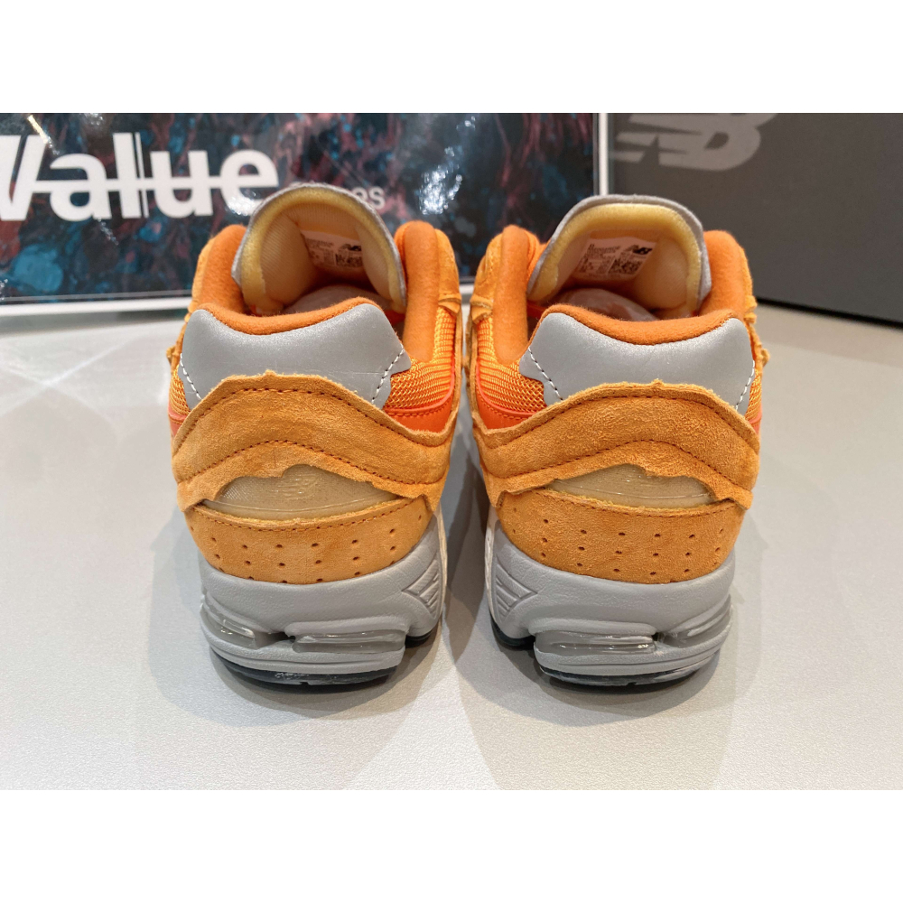 《Value》NEW BALANCE 2002 橘色 復古 麂皮 緩震 網布 休閒鞋 慢跑鞋 M2002RDE-細節圖3