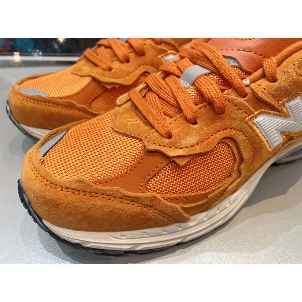 《Value》NEW BALANCE 2002 橘色 復古 麂皮 緩震 網布 休閒鞋 慢跑鞋 M2002RDE-細節圖5