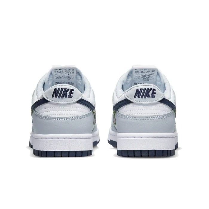 《Value》Nike Dunk Low 白色 白藍 海軍藍 雷射 彩色 3d 低筒 滑板鞋 DV6482-100-細節圖6