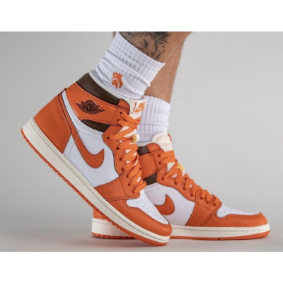 《Value》Air Jordan AJ1 Retro High 白橙 白橘 扣碎 經典 籃球鞋 DO9369-101