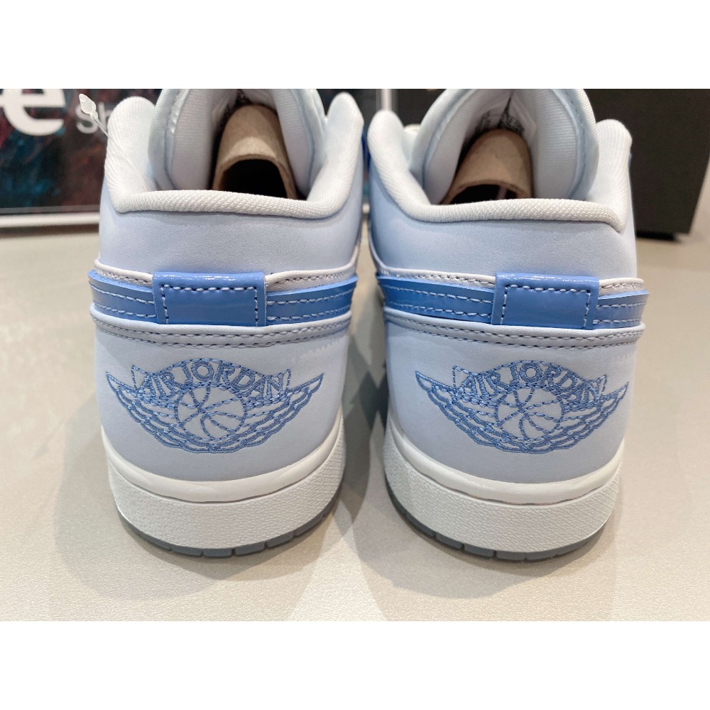 《Value》NIKE Jordan Aj1 Low 藍色 水藍 冰底 經典 低筒 喬丹 滑板鞋 DM5442-040-細節圖3