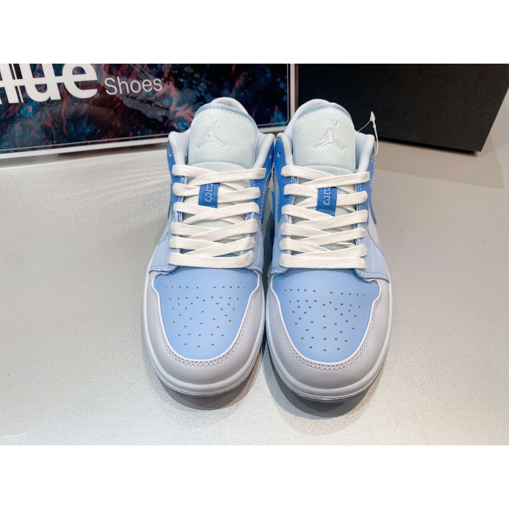 《Value》NIKE Jordan Aj1 Low 藍色 水藍 冰底 經典 低筒 喬丹 滑板鞋 DM5442-040-細節圖4