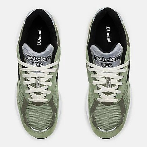 《Value》NEW BALANCE M990V3 綠色 橄欖綠 灰黑 復古 麂皮 穿搭 慢跑鞋 休閒鞋 M990JD3-細節圖3