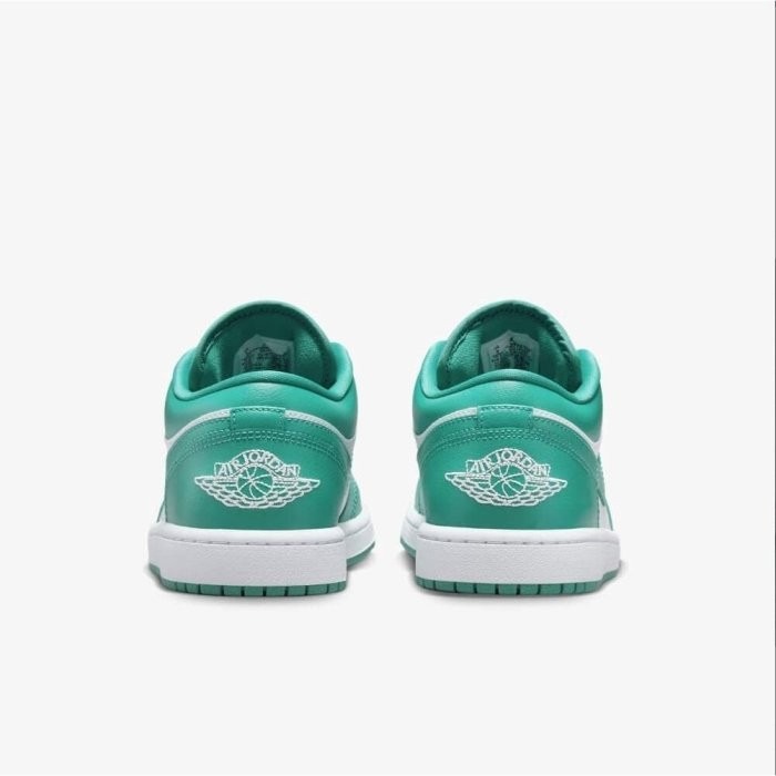 《Value》Nike Air Jordan 1 Low 白色 白綠 薄荷綠 蒂芬妮綠 籃球鞋 DC0774-132-細節圖6