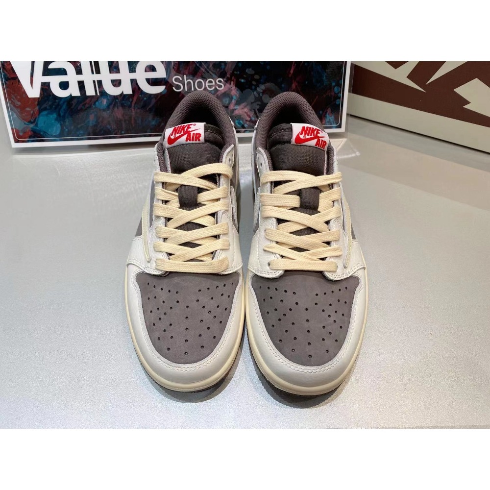 《Value》 Air Jordan 1 Mocha 白色 咖啡 卡其 摩卡 倒勾 反勾 低筒 DM7866-162-細節圖7