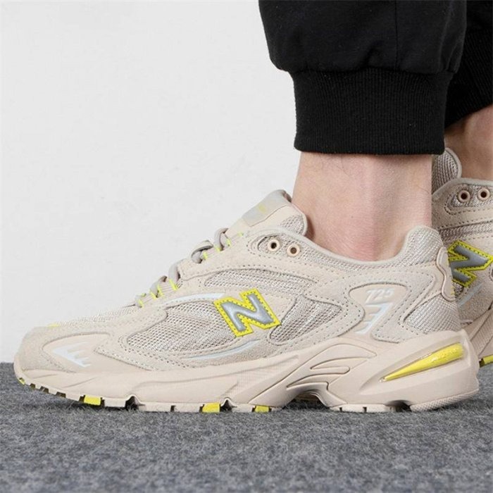 《Value》NEW BALANCE 白色 米白 灰白 螢光黃 復古 休閒 穿搭 慢跑鞋 李知恩 ML725NK1-細節圖3