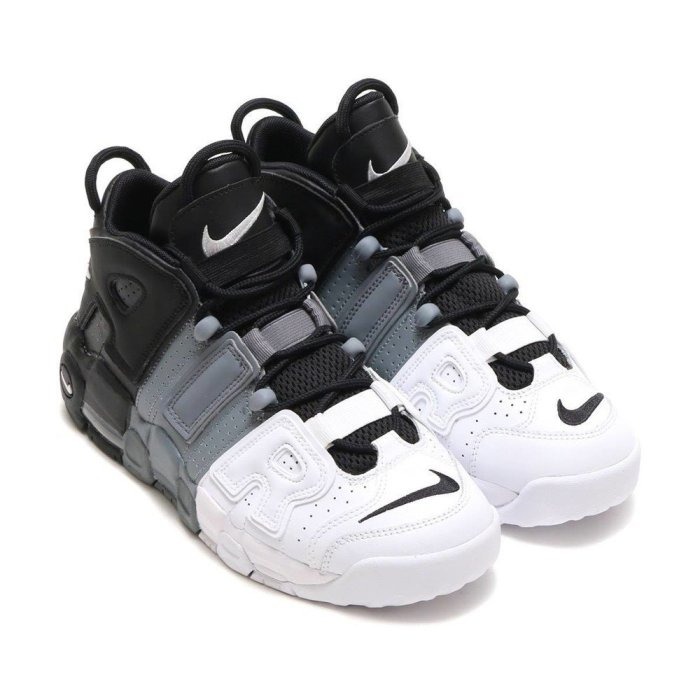《Value》Nike Air More Uptempo 大AIR 黑灰白 三色 籃球鞋 高筒 921948-002-細節圖2