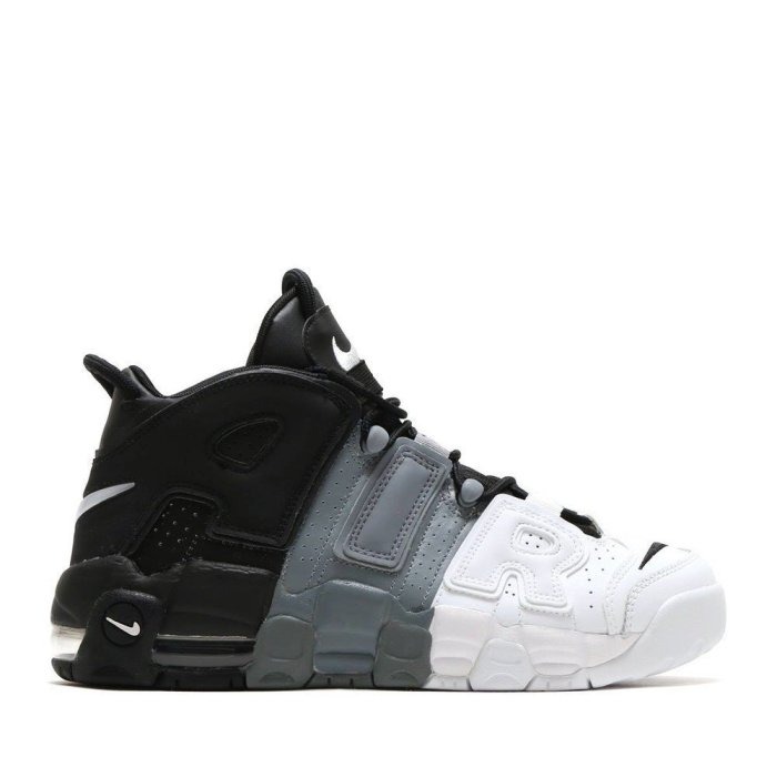《Value》Nike Air More Uptempo 大AIR 黑灰白 三色 籃球鞋 高筒 921948-002-細節圖4