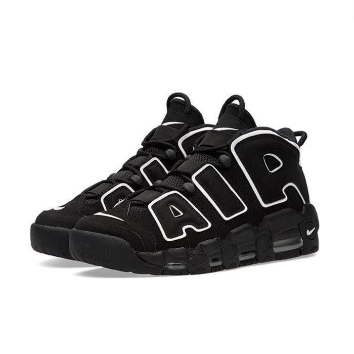《Value》Nike Air More Uptempo OG 黑色 黑白 氣墊 經典 高筒 男女 414962-002-細節圖2