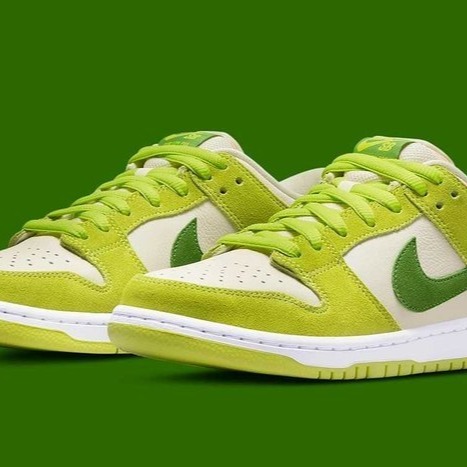 《Value》Nike SB Dunk Low 綠色 草綠 淺綠 青蘋果 低筒 滑板鞋 情侶鞋 DM0807-300-細節圖2