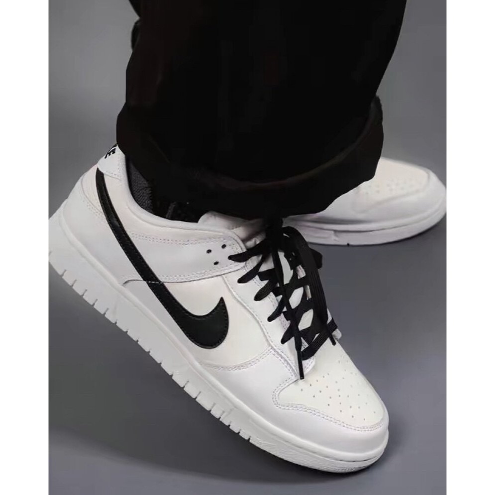 《Value》Nike Dunk Low 白色 白黑 奶油白 皮革 黑勾 休閒 運動 低筒 男女鞋 DJ6188-101
