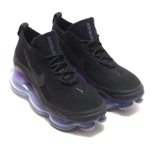 《Value》Nike Air Max Scorpion 黑色 黑紫 編織 全掌氣墊 慢跑鞋 DR0888-001