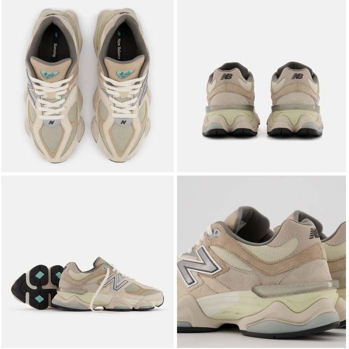 《Value》New Balance 9060 灰色 灰白 透氣 復古 經典 麂皮 慢跑鞋 休閒鞋 U9060MAC-細節圖5