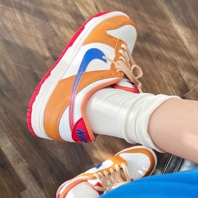 《Value》Nike SB Dunk Low 白色 白橘 駝色 橙藍 橘子汽水 低筒 籃球鞋 DH9765-101