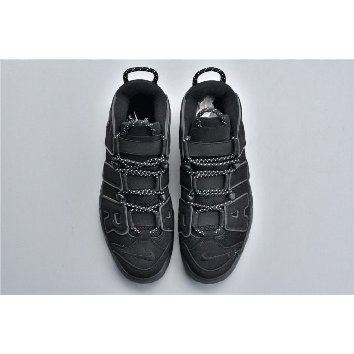 《Value》NIKE AIR MORE UPTEMPO 全黑 黑色 反光 大AIR 高筒 經典 414962-004-細節圖3