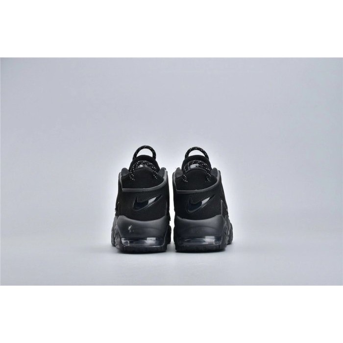 《Value》NIKE AIR MORE UPTEMPO 全黑 黑色 反光 大AIR 高筒 經典 414962-004-細節圖6