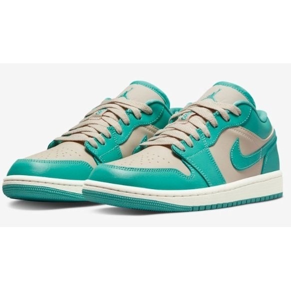 《Value》Nike Air Jordan 1 Low 灰色 白灰 灰綠 蒂芬妮綠 低筒 籃球鞋 DC0774-131-細節圖2