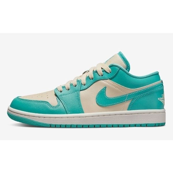《Value》Nike Air Jordan 1 Low 灰色 白灰 灰綠 蒂芬妮綠 低筒 籃球鞋 DC0774-131-細節圖3
