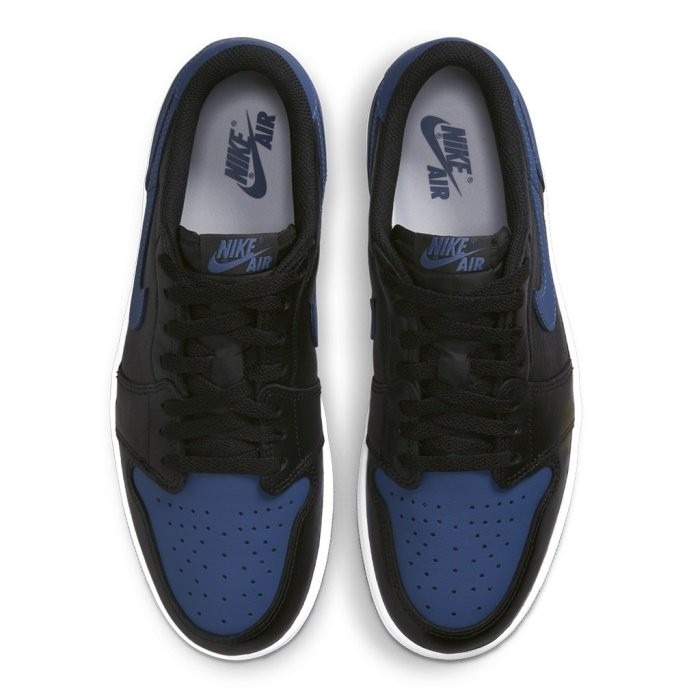《Value》Nike Air Jordan 1 Low OG AJ1 低筒 運動 黑藍 皇家藍 CZ0790-041-細節圖5