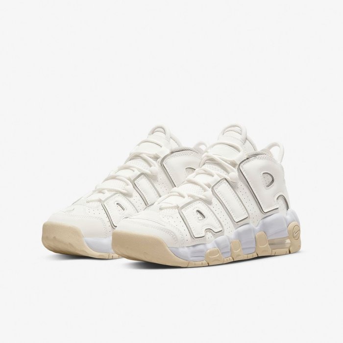 《Value》NIKE AIR MORE UPTEMPO 白色 米白 奶油 淡奶茶 大AIR 高筒 DM1023-001-細節圖2