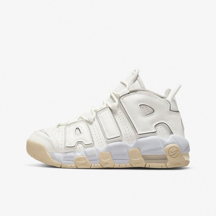 《Value》NIKE AIR MORE UPTEMPO 白色 米白 奶油 淡奶茶 大AIR 高筒 DM1023-001-細節圖3