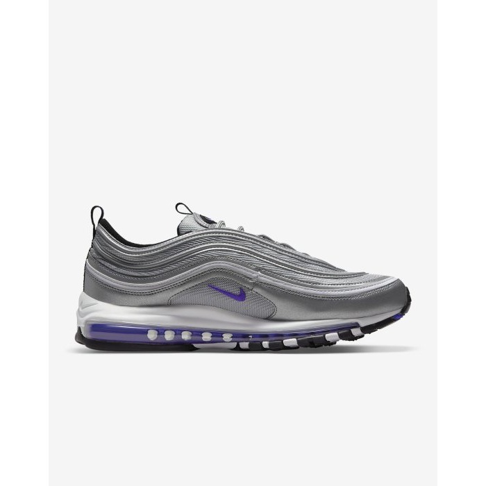 《Value》NIKE AIR MAX 97 銀紫 復古慢跑 子彈 流線 全氣墊 反光 男女鞋 DJ0717-001-細節圖4
