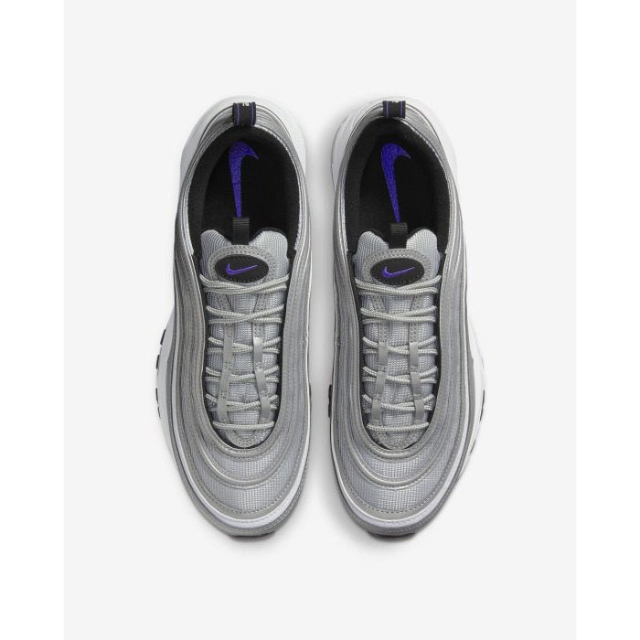 《Value》NIKE AIR MAX 97 銀紫 復古慢跑 子彈 流線 全氣墊 反光 男女鞋 DJ0717-001-細節圖5